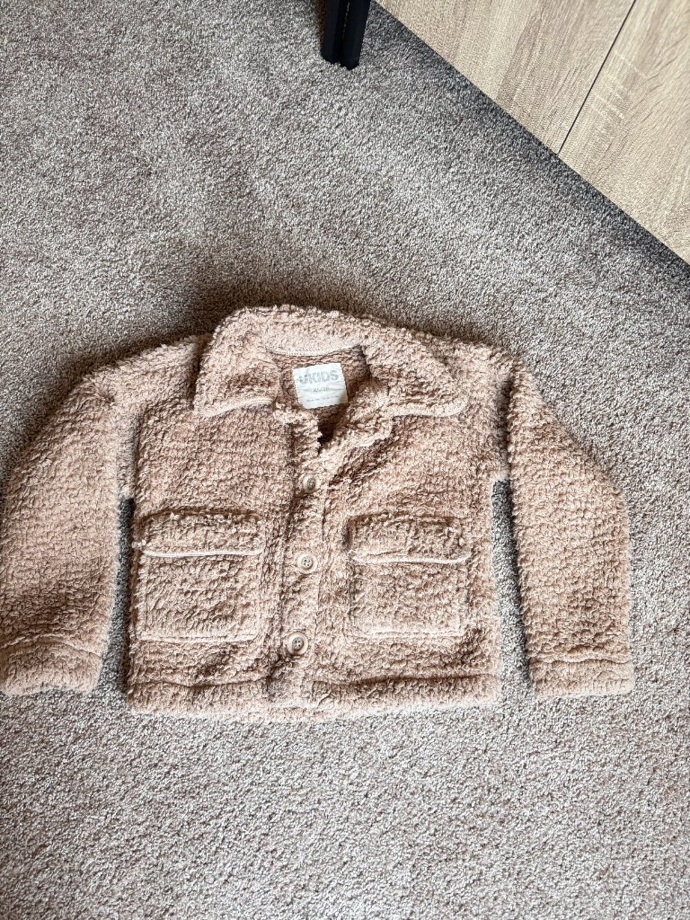 Size XS(6) Urban Kids Girls Sherpa Teddy Jacket
